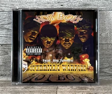 Hot Boys Guerrilla Warfare Cd 1999 Cash Money Records Lil Wayne