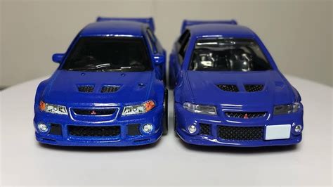 Brand Battle Mitsubishi Lancer Evolution Gsr Tomica Premium Vs Hot