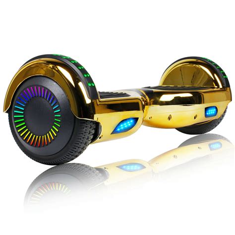 All Terrain Hoverboard Bluetooth Chrome Electric Self Balancing