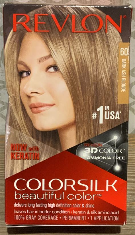 Revlon Color Silk Permanent Color Dark Ash Blonde Hair Dye Ebay