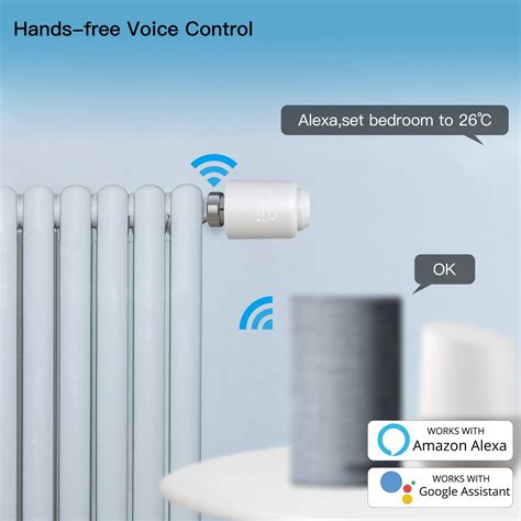 Tuya Smart Wifi Thermostatic Radiator Valve Actuators Remote Home