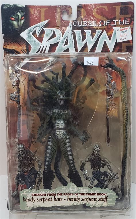 McFarlane Toys Medusa Curse Of The Spawn Bendy Serpent Hair Staff