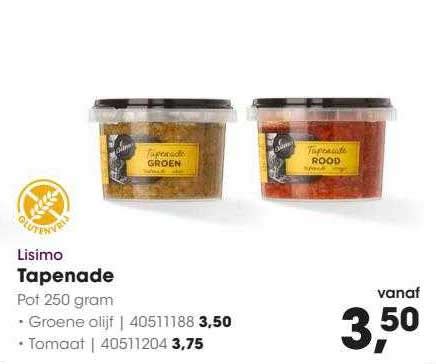 Lisimo Tapenade Aanbieding Bij HANOS 1Folders Nl