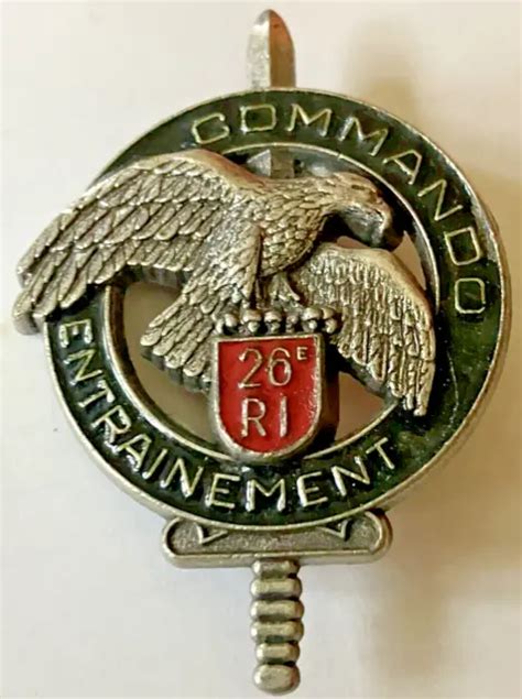 Insigne Militaire Commando Brevet Ri Drago Paris Gs An