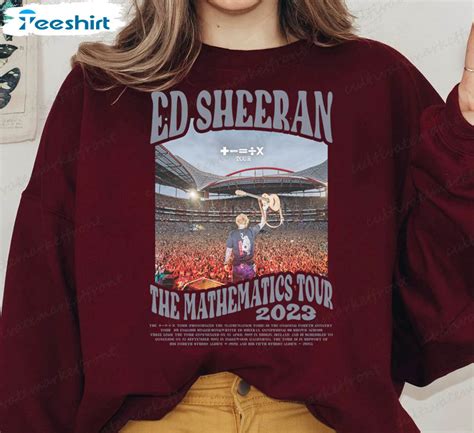 Ed Sheeran The Mathematics Tour 2023 Shirt