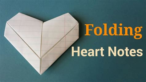 Folding Valentine Heart Notes By Craft Happy Summer How To Fold Notes Bullet Journal Ideas