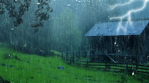 Tempestade Pesadasom De Chuva Pesada Trov Es Para Dormir E Relaxar