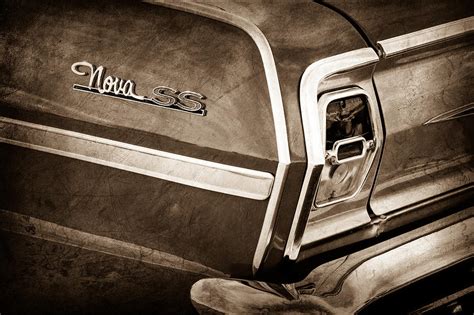 Chevrolet Nova Convertible Taillight Emblem Photograph By Jill