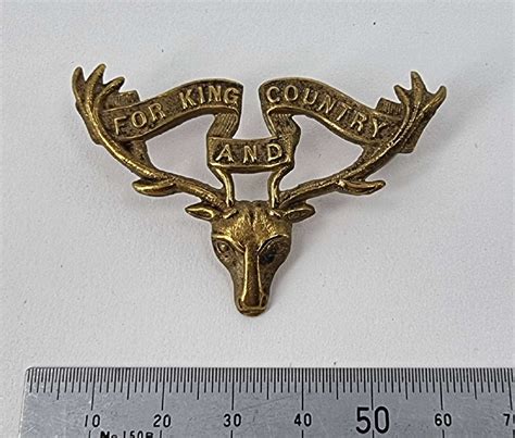 Wwi New Zealand Th Otago Mounted Rifles Cap Badge Trade In Military