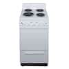 Premier In Cu Ft Electric Range In White Eaklohop The Home