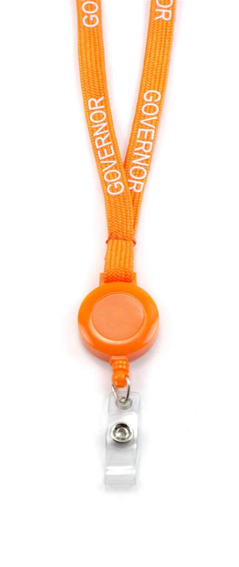 Retractable Lanyard Lanyo Governor Orange Red Strawberry Solutions