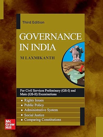 Buy Governance In India For Upsc English Rd Edition Latest