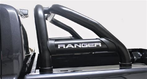 Ford Ranger Sports Bar T6 T7 Facelift 2012 2022 Black Stainless Steel