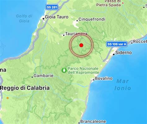 Terremoto Calabria Scossa Nel Reggino Epicentro Ad Antonimina Dati