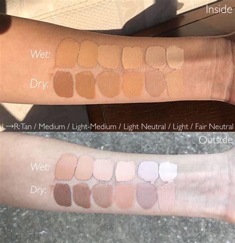 Tarte Shape Tape Concealer Swatches Just A Pic To Show How Much They