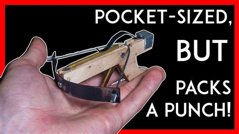 This Diy Mini Crossbow Is Simple And Effective Youtube