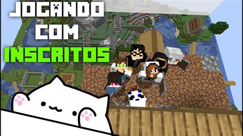 Minecraft Survival Jogando Os Inscritos Inscritos Ao Vivo