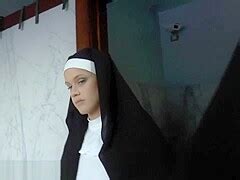 Hot Nun Fucks Her Ass With A Dick PornZog Free Porn Clips