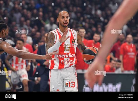 Belgrado Serbia 26 De Octubre De 2023 Shabazz Napier De Crvena