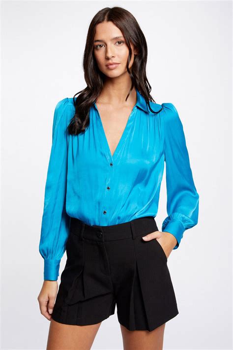 Blouse Lange Mouwen Blauw Morgan De Toi Cecil Curacao Zeb