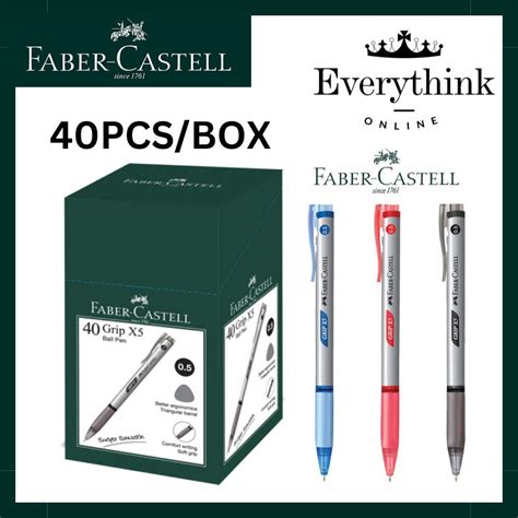 Pcs Box Faber Castell Bp Grip X X X Ball Pen Mm