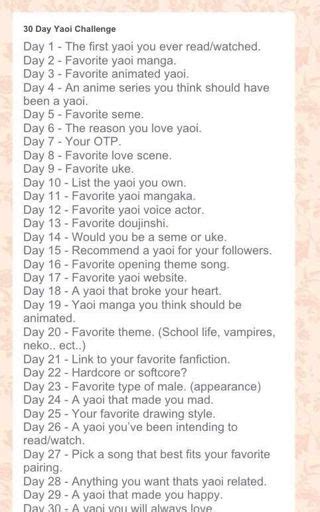 Day Yaoi Challenge My Favorite Yaoi Manga Day Yaoi