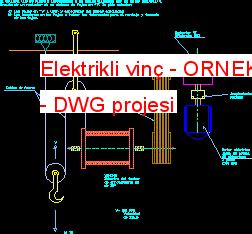 Proje Sitesi Elektrikli Vin Autocad Projesi