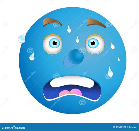 Blue Face Clipart