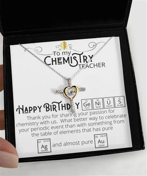 Chemistry Teacher Gift | Teacher Necklace | Teacher Appreciation Gift ...