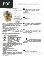 Avaliação de História - 1º BIMESTRE - 6º Anos - Adaptada | PDF