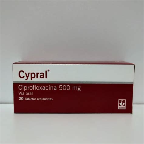 Medicina Cypral Ciprofloxacina Mg X Tab Siegfried Sihay