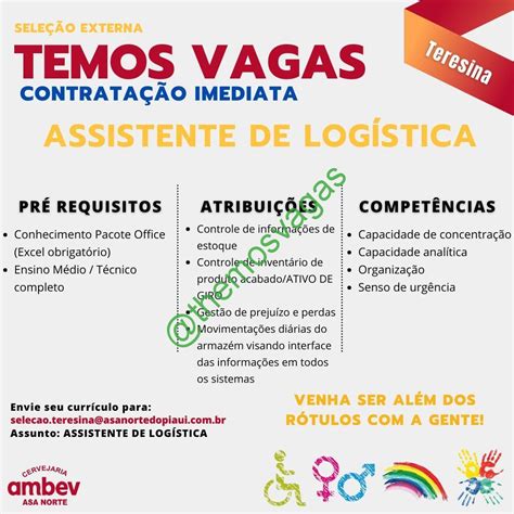 Assistente De Log Stica Teresina Pi Vaga S Themos Vagas