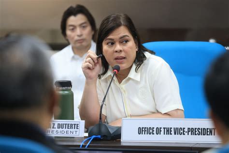 Sara Duterte S Refusal To Answer Questions Turns OVP Budget Talks In