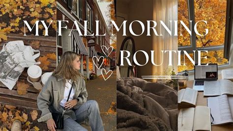 MORNING ROUTINE D AUTOMNE 2023 8H Productive Fall Aesthetic