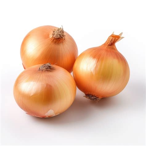 Premium Ai Image Onions Isolated On White Background Generative Ai