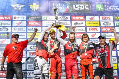 Team Canada Confirms Strong Line Up For 2022 ISDE FIM ISDE 2022