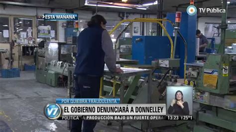 Visi N El Gobierno Demandar A Donnelley Por Quiebra Fraudulenta