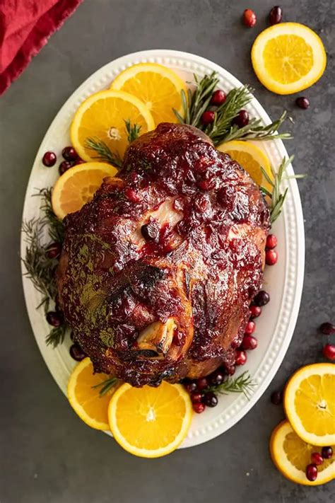 Cranberry Orange Glazed Ham Countryside Cravings