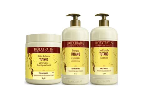 Kit Tutano E Ceramidas Shampoo Condicionador Banho De Creme Kg Bio