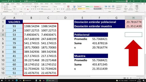 Aprende Qu Es Desviaci N Est Ndar Y C Mo Obtenerla En Excel Youtube