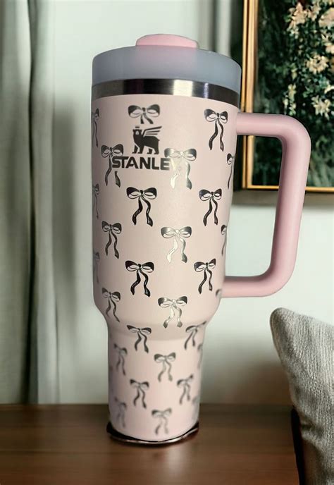 Coquette Bows Engraved Stanley And Non Branded Tumbler 40oz And 30oz