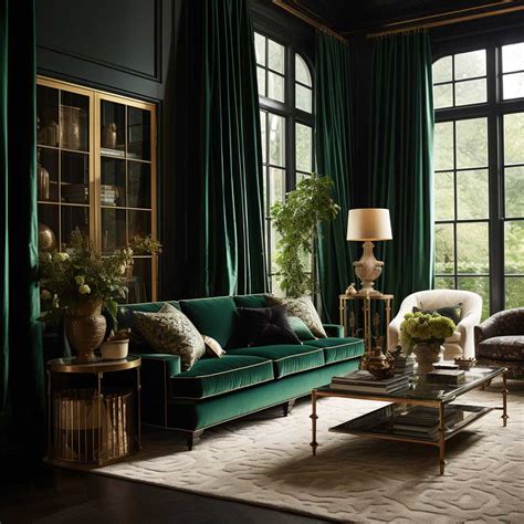 5+ Secrets to Perfecting an Emerald Green Living Room Design • 333 ...