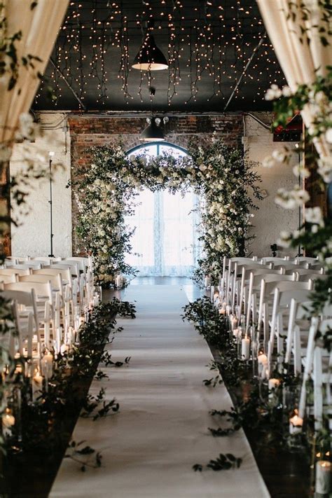 Top Rustic Indoor Wedding Arches And Aisle Ideas For Ceremony