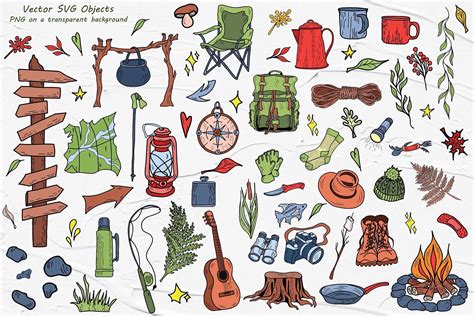 Camping SVG Clipart By BarvArt | TheHungryJPEG