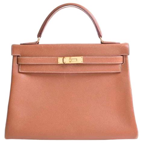 Hermès hermes kelly Cuir Marron ref 763557 Joli Closet