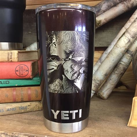 Photo Engraved Yeti Tumbler from Small Batch Customs