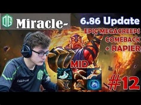 Miracle Ember Spirit Midlane Pro Gameplay EPIC MEGACREEPS COMEBACK