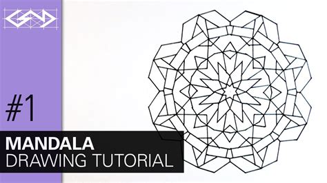 How To Draw A Perfectly Geometric Mandala Design 1 Step By Step