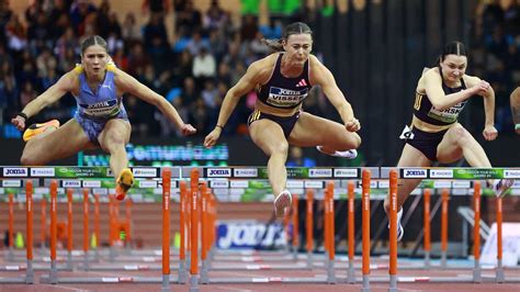 Nadine Visser est sur le point d établir un record national et montre