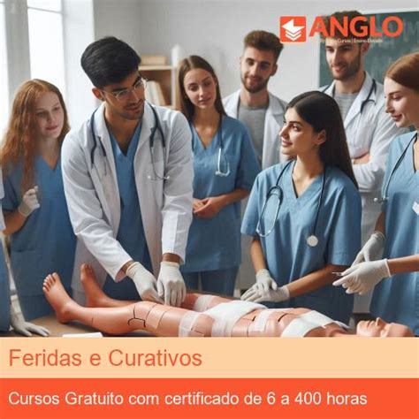 Curso Sobre Feridas E Curativos - Curso Grátis de Feridas e curativos com Certificado | Anglo Cursos